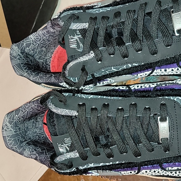 Nike Air Force One's. Nola Gumbo. Worn twice. OG BOX. Men's size 14 - Picture 8 of 16